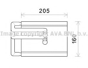 PRASCO KA6202 Heat Exchanger, interior heating